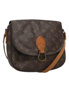 Authentic LOUIS VUITTON Monogram Saint Cloud GM Shoulder Bag M51242 LV
